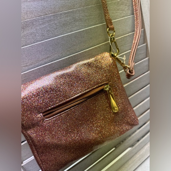 •NEW•Shimmer & Shine Rose' Clutch/Crossbody• - Picture 8 of 16